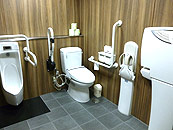 多目的トイレ内の様子