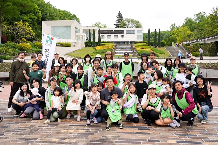 ボランティア活動参加者の集合写真