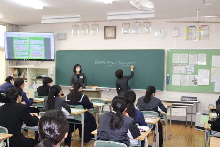 金融出張授業の様子②