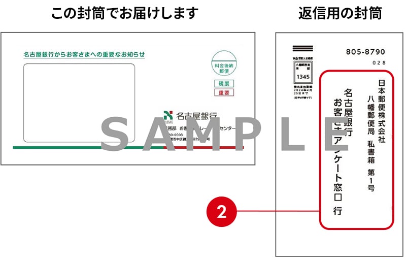 封書の見本